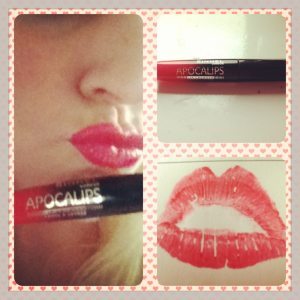 Apocalips Neon røde læber