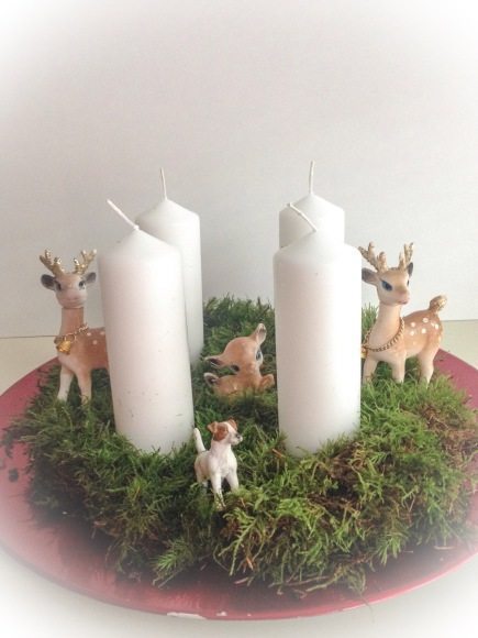 Billig og nem Adventskrans  med mormor på