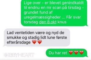 “Lad ventetiden være og nyd de smukke og stadig lidt lune første efterårsdage…”