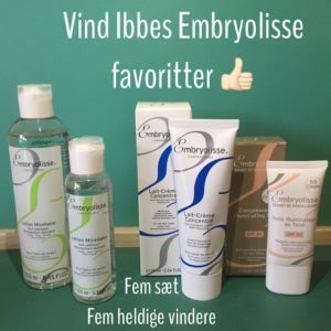 Embryolisse giveaway med fem vindere
