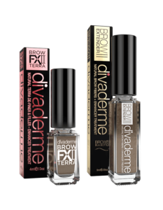 Divaderme, bryn på flaske, ler-pudder og lange vipper