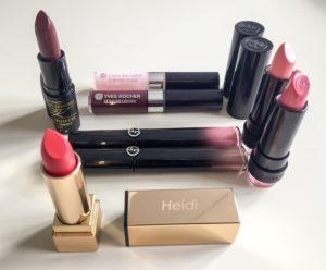 Labre læber med Armani, Yves Rocher, Mac og YSL