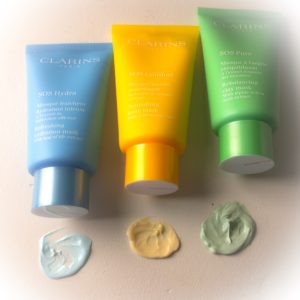 Clarins og de nye SOS masker