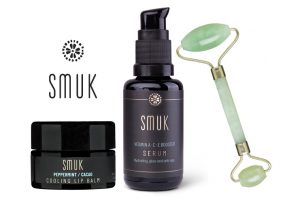 Giveaway med jaderulle, læbebalsam og serum